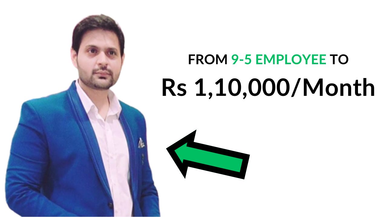 Rohan Dixit From 9-5 employee to 1.1 Lac per month earning through App website development service business